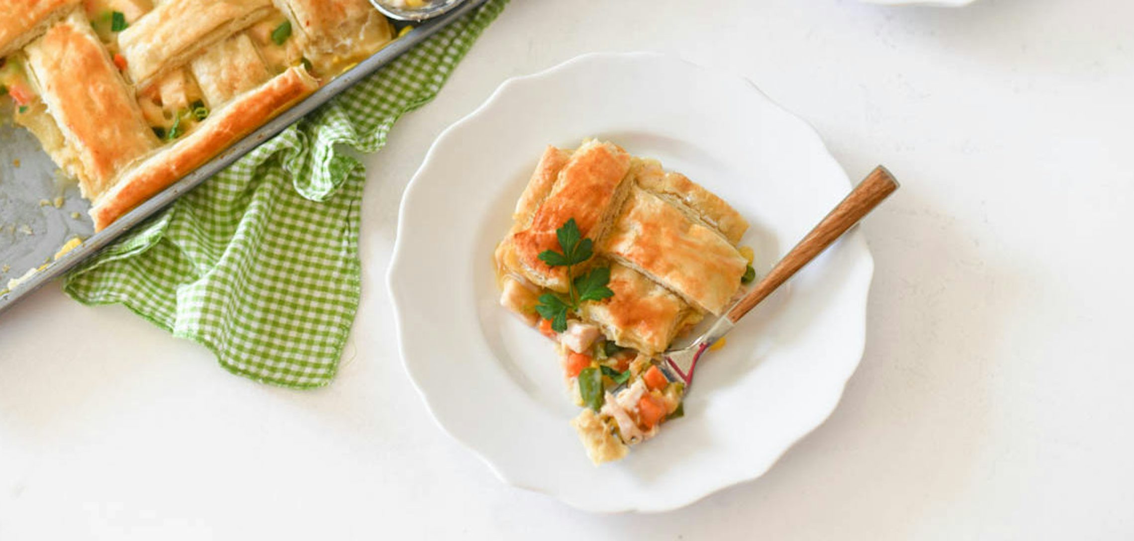 In the kitchen Sheet Pan Chicken Pot Pie