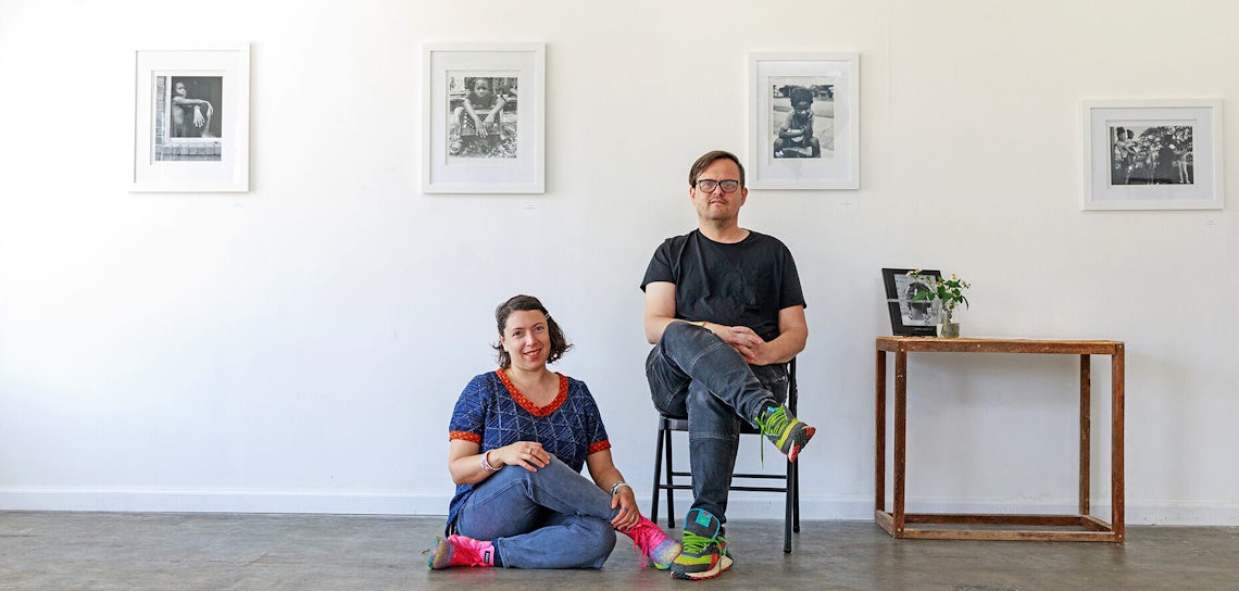 The Creatives: Fine artists and curators Liz Lessner and Mat Keel of ...