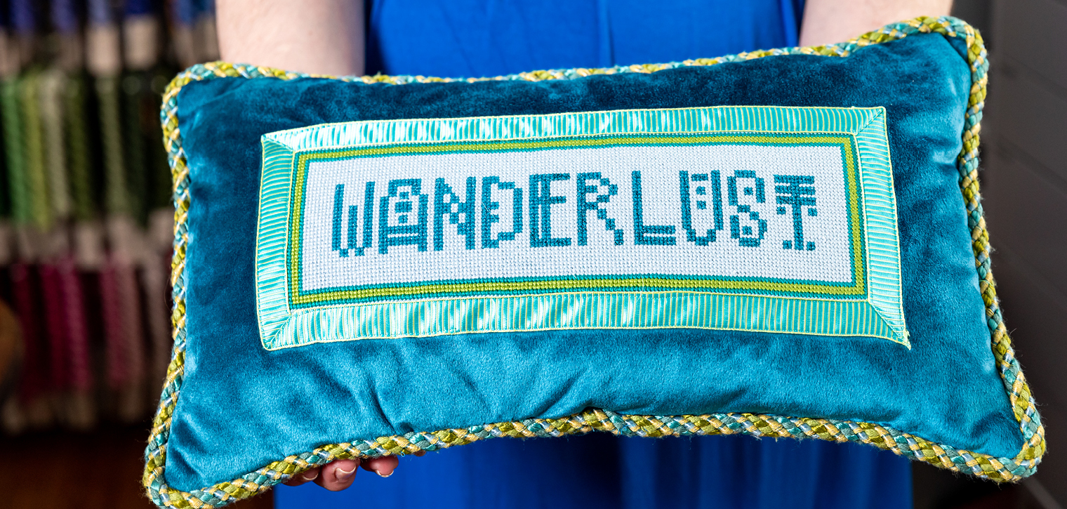 A passion for intricate needlework designs is passed to a new generation